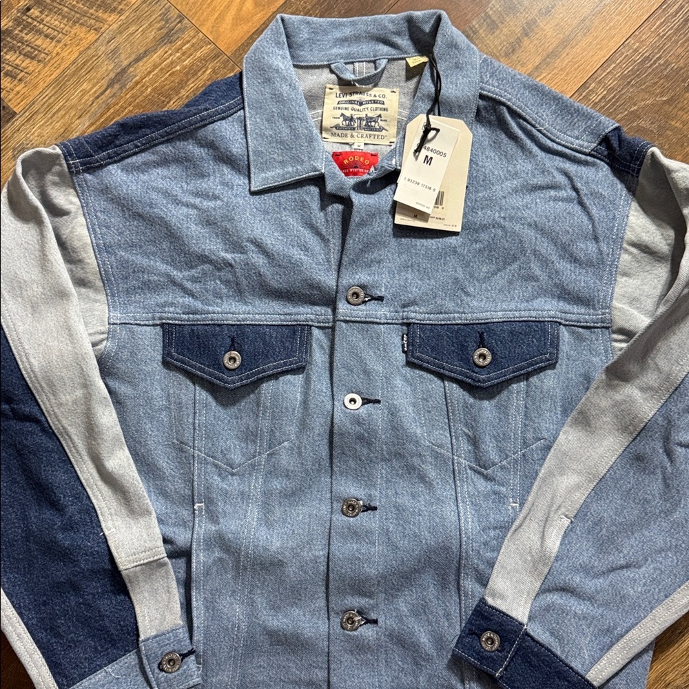 Levi's Made & Crafted Patchwork "Rodeo" Type III Trucker Jacket NWT - Picture 4 of 12